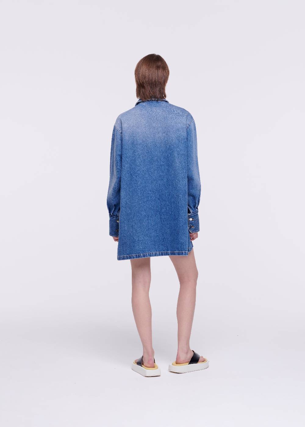 ﻿Plan C CAMICIA IN DENIM In Vendita