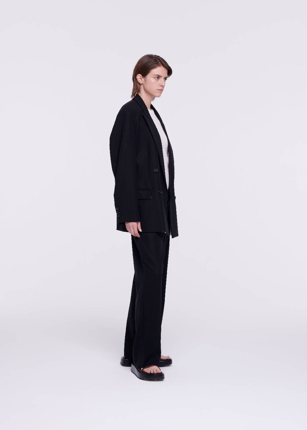 Plan C BLAZER DOPPIOPETTO IN CRÊPE DI COTONE Offerte