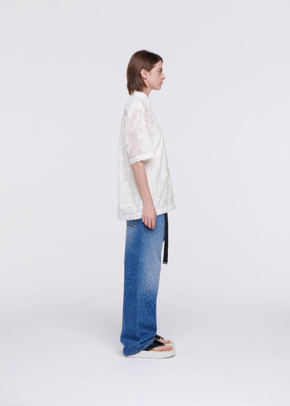 Plan C CAMICIA IN COTONE RICAMATA A FIORI I Più Venduti