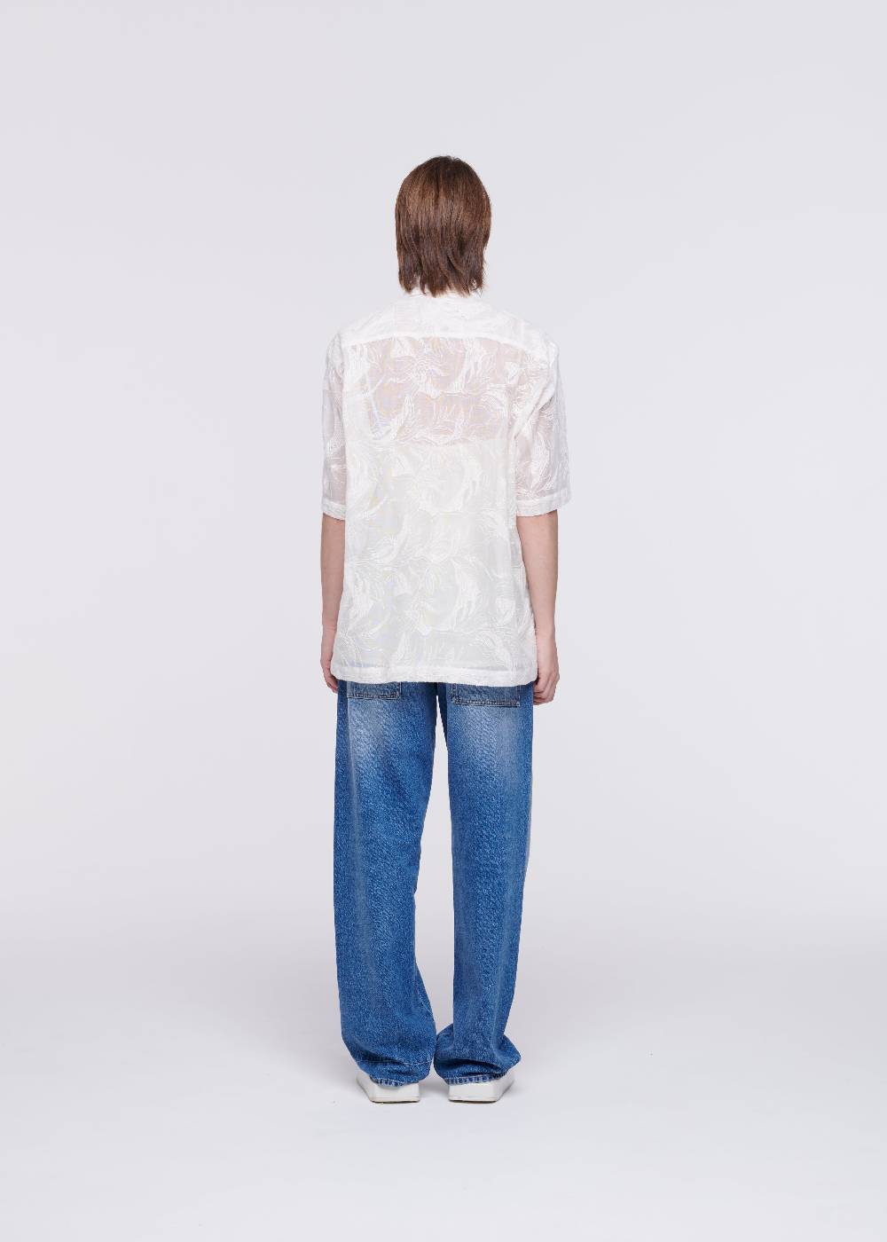 Plan C CAMICIA IN COTONE RICAMATA A FIORI I Più Venduti