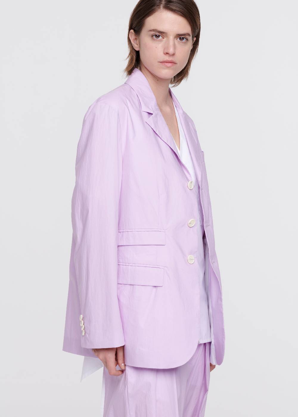 Plan C BLAZER LILLA IN COTONE In Saldo