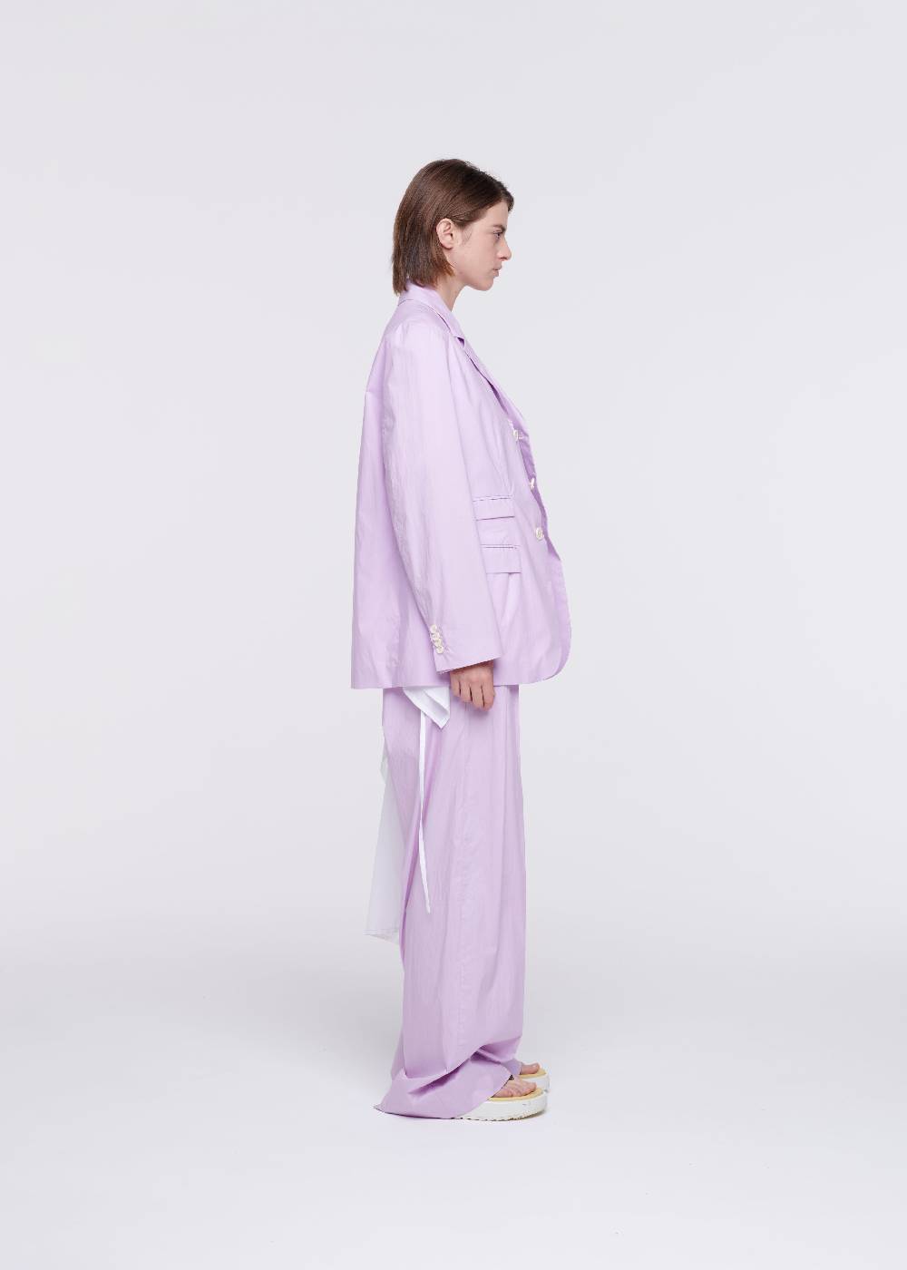 Plan C BLAZER LILLA IN COTONE In Saldo
