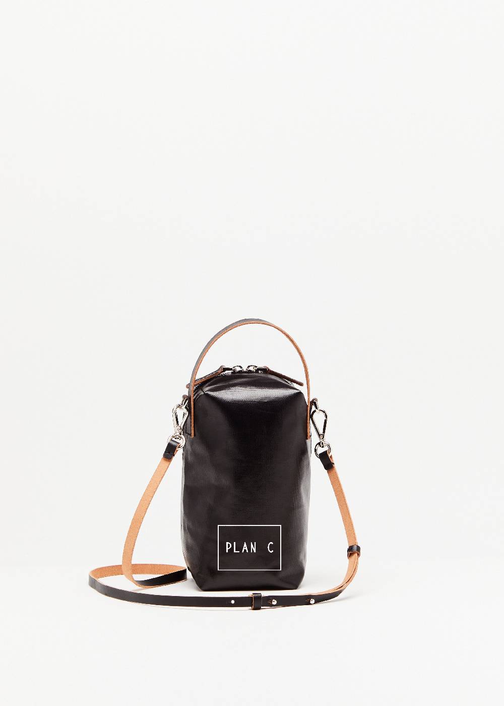 Plan C POUCH NERA "PILI E BIANCA" Promozione