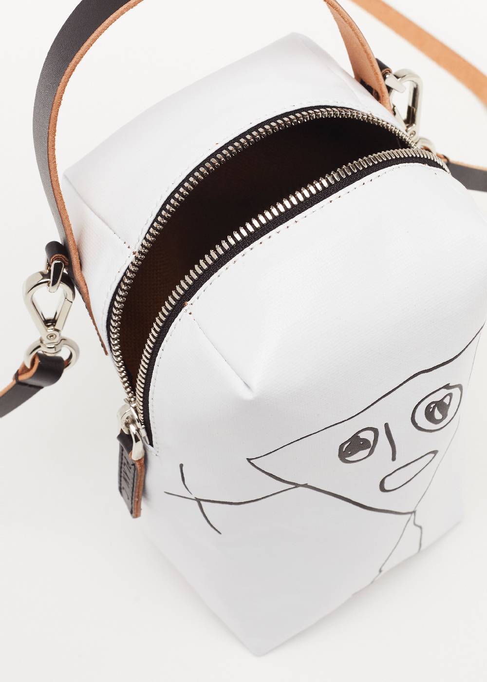 Plan C POUCH BIANCA "PILI E BIANCA" Spedizione Gratuita
