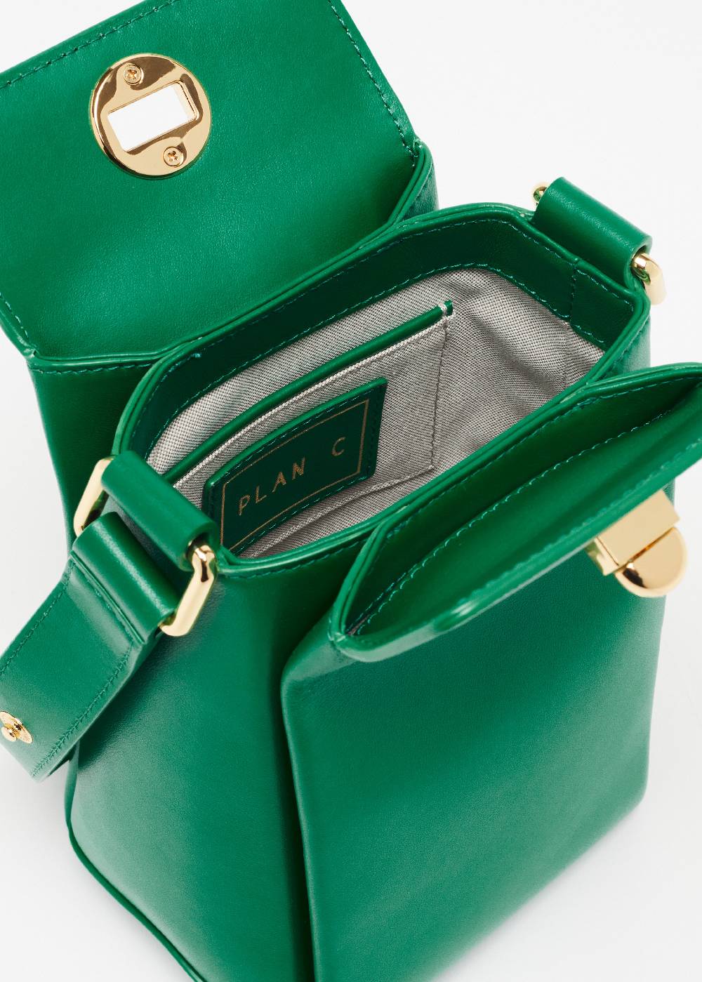 Plan C CAMERA BAG FOLDED SMERALDO Acquista Ora
