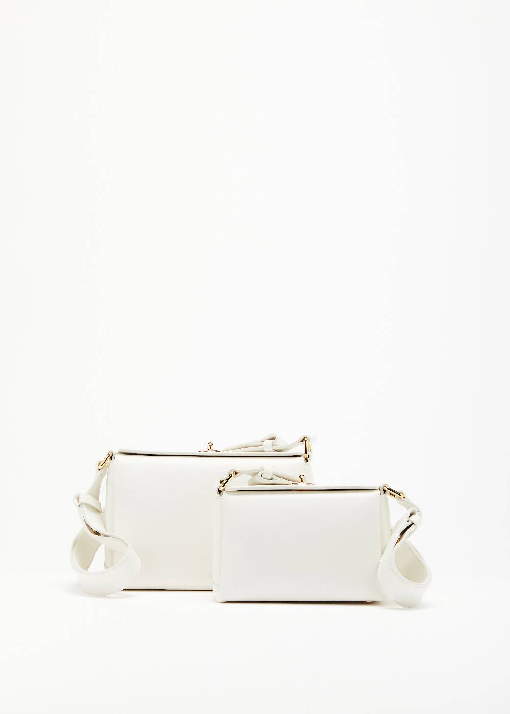 Plan C BORSA MINI FOLDED BIANCA Affare Del Giorno