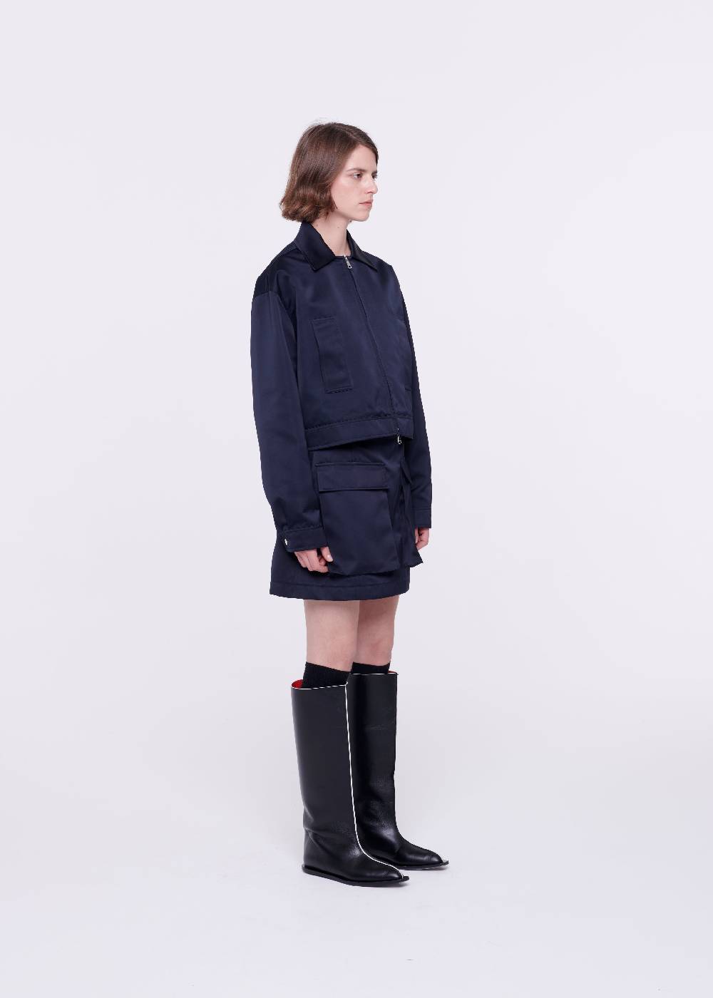 Plan C GIACCA BLU IN DUCHESSE In Vendita