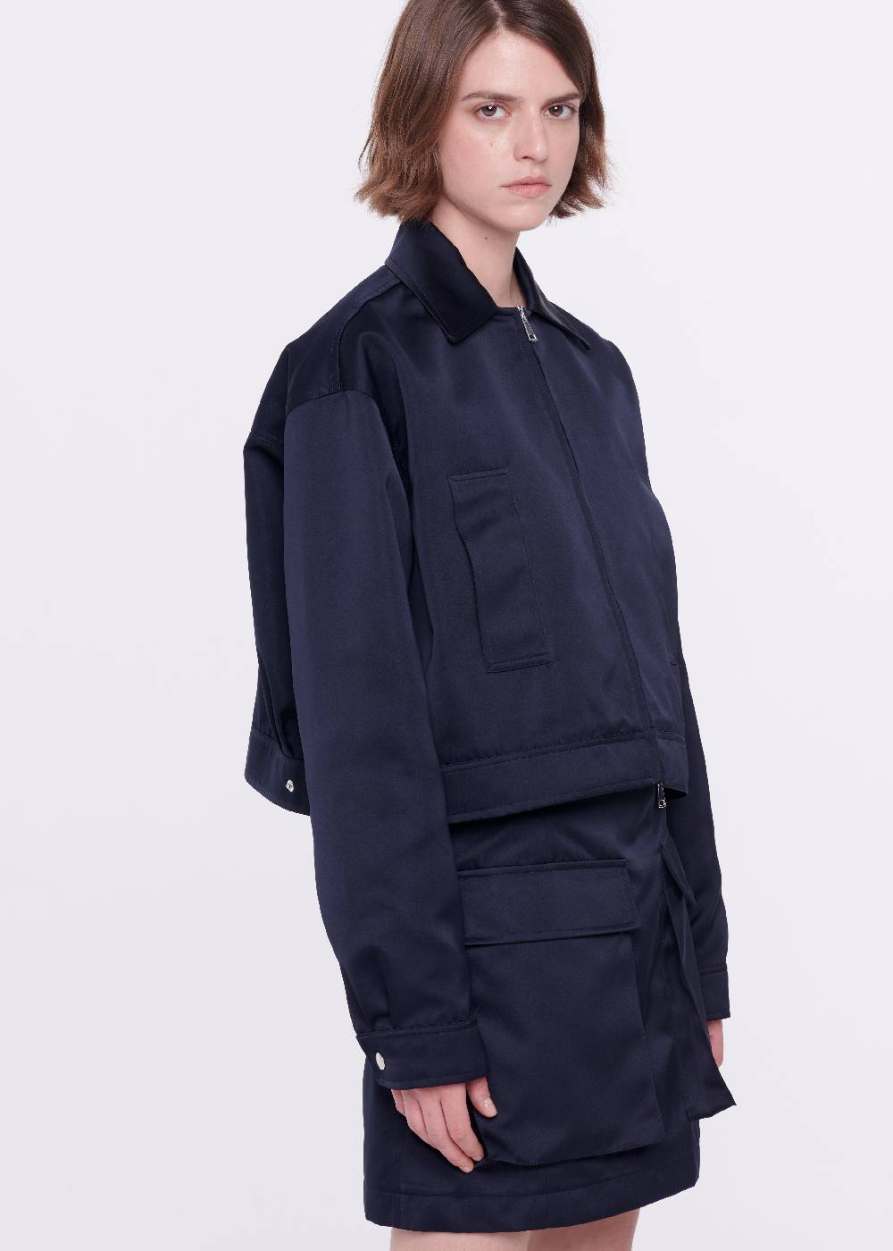 Plan C GIACCA BLU IN DUCHESSE In Vendita