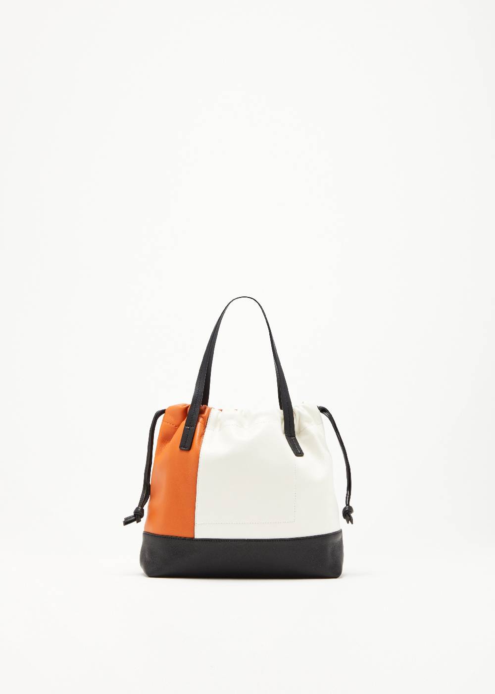 Plan C BORSA PICCOLA IN PELLE CON COULISSE Italia