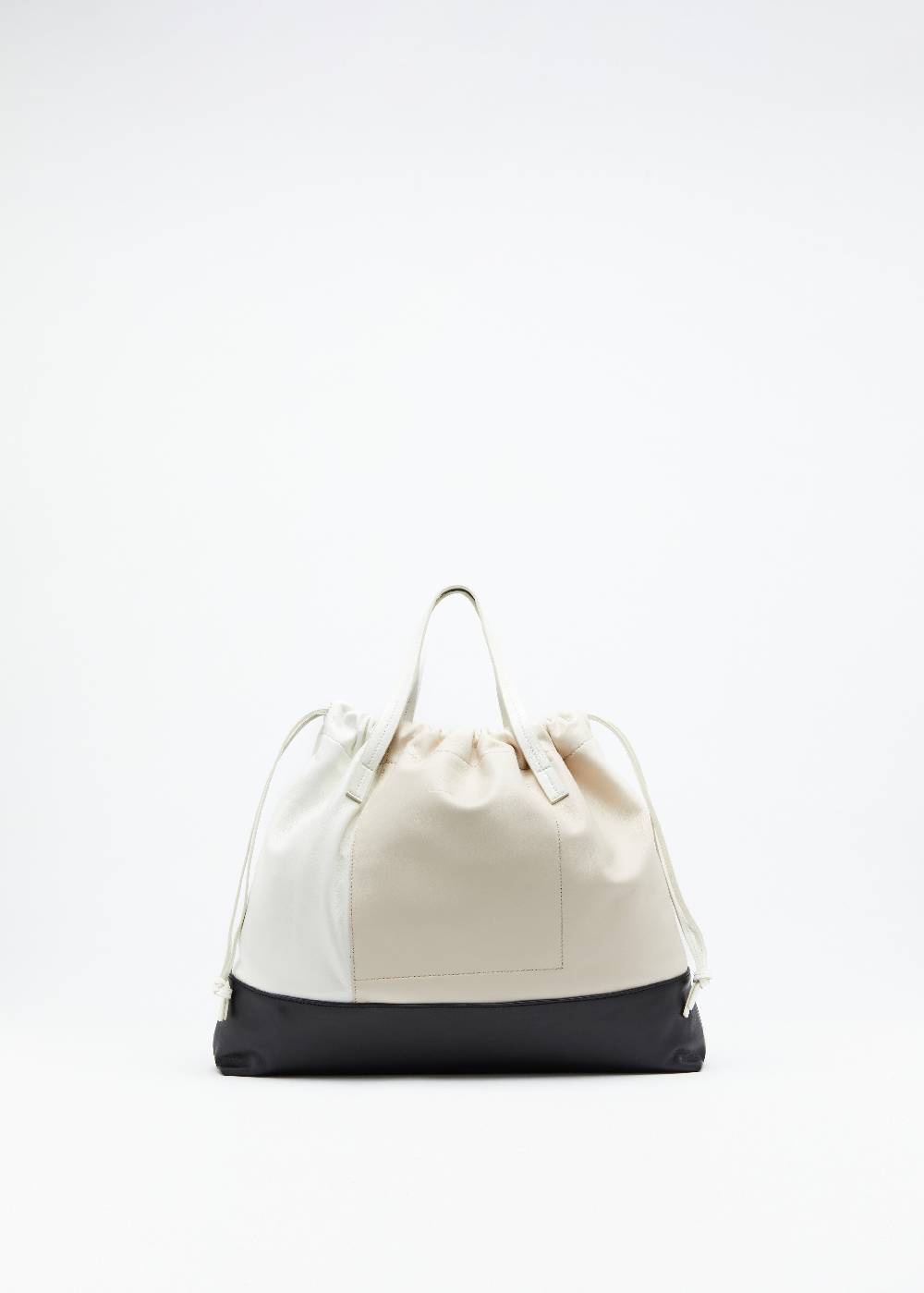 Plan C BORSA CON COULISSE IN NAPPA COLOR BLOCK 2025