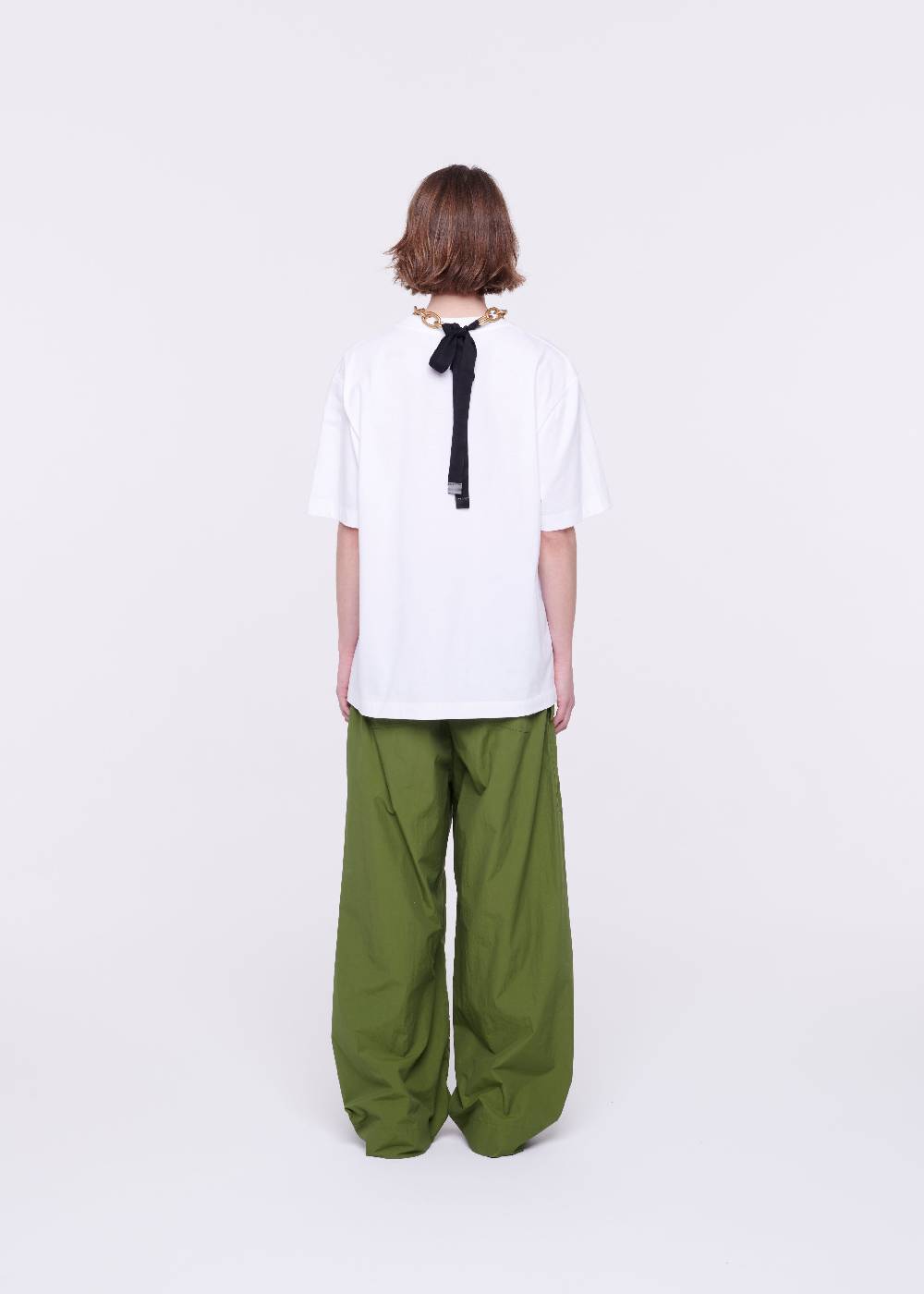 Plan C T-SHIRT BIANCA IN COTONE CON STAMPA Offerte