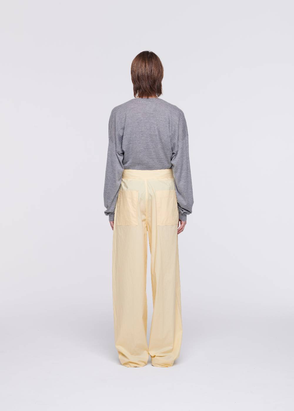 Plan C PANTALONI AMPI IN COTONE COLOR ZABAIONE I Più Venduti