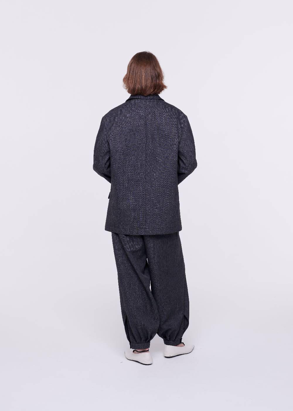 Plan C BLAZER DOPPIOPETTO GRIGIO SCURO In Linea