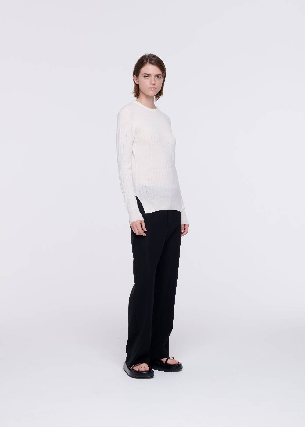 Plan C MAGLIONE OPEN BACK IN LANA MERINO Prezzo Ridotto