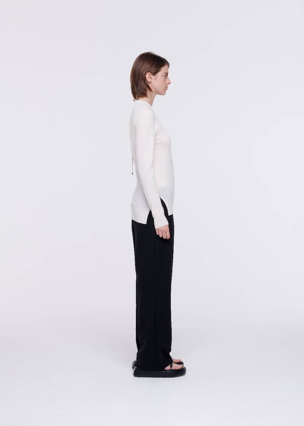 Plan C MAGLIONE OPEN BACK IN LANA MERINO Prezzo Ridotto