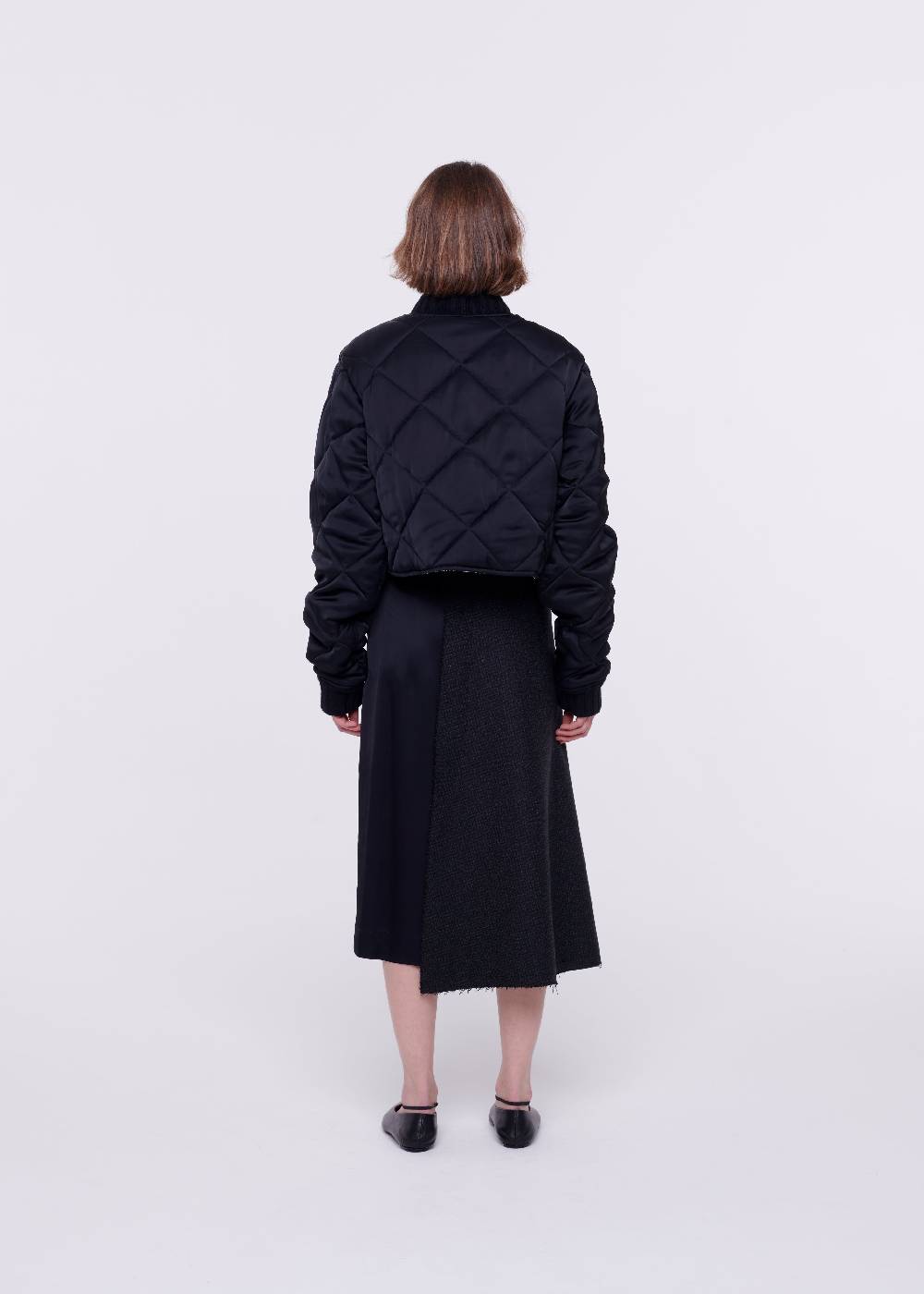 Plan C GIACCA CROPPED TRAPUNTATA Pezzi Unici