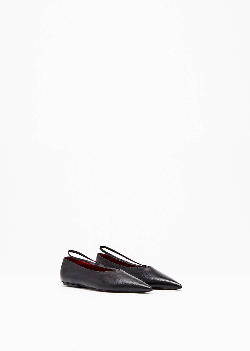 Plan C BALLERINE IN PELLE NERE Shopping Online