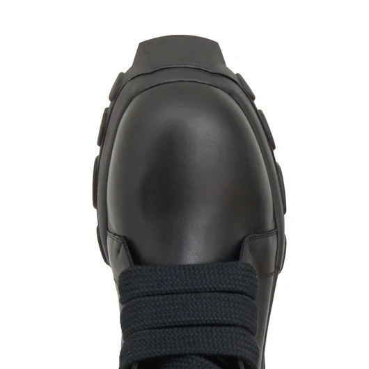 RICK OWENS STIVALI IN PELLE JUMBOLACED LACEUP BOZO TRACTOR Negozio