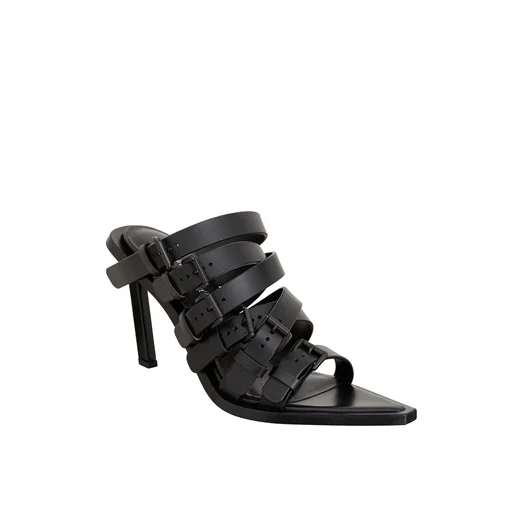 ANN DEMEULEMEESTER SANDALO ALTO CON FIBBIE Fino Al -60%
