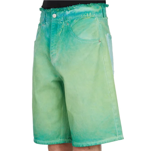 3PARADIS BERMUDA IN DENIM OVERDYE Consegna Veloce