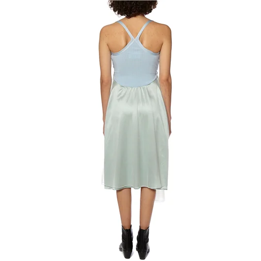 QUETSCHE_ ABITO LUNGO IN SETA E ORGANZA Saldi
