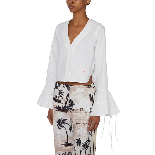 PALM ANGELS CAMICIA IN COTONE Spedizione Gratuita