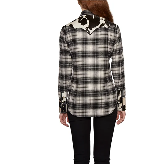 DSQUARED CAMICIA IN COTONE CHECK CON INSERTO Ritorno libero