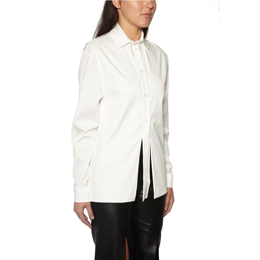 MATERIEL CAMICIA IN COTONE CON SPACCO Soddisfazione Garantita