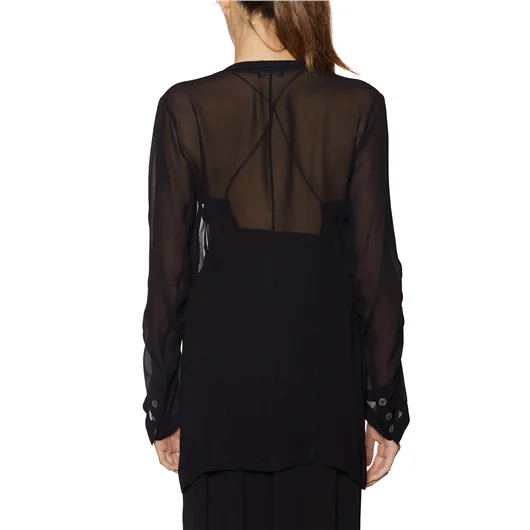 ANN DEMEULEMEESTER CAMICIA IN CREPE Negozi Online