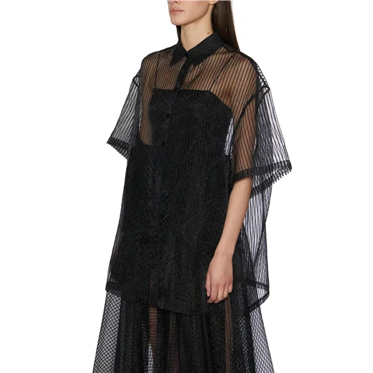 NU CAMICIA TRASPARENTE OVERSIZE Presa