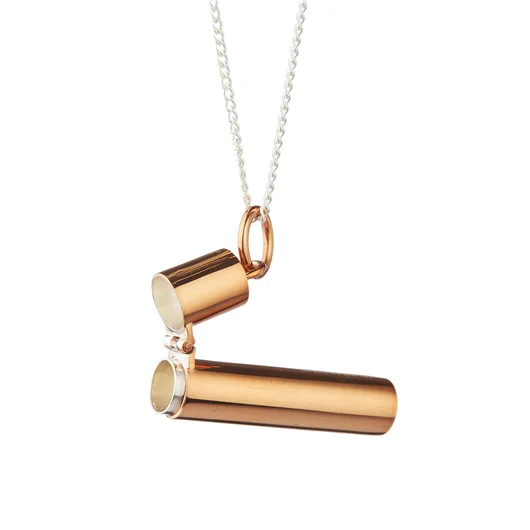 AMBUSH COLLANA IN ARGENTO PILL CASE Qualità
