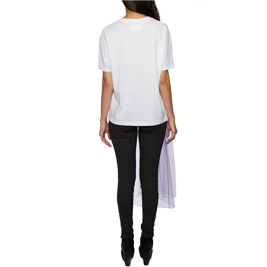 QUETSCHE_ DRESS T-SHIRT IN COTONE E TULLE Promozione Limitata