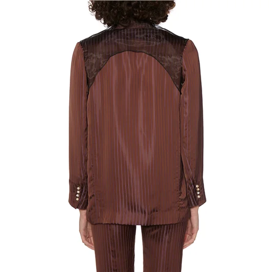 QUETSCHE_ GIACCA BLAZER CON INSERTO IN TULLE Novità