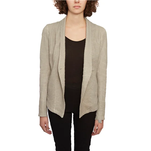 10SEI0OTTO GIACCA BLAZER IN PELLE Presa