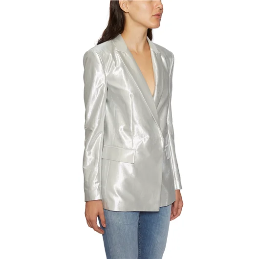 DONDUP GIACCA BLAZER LAMINATA Sconto