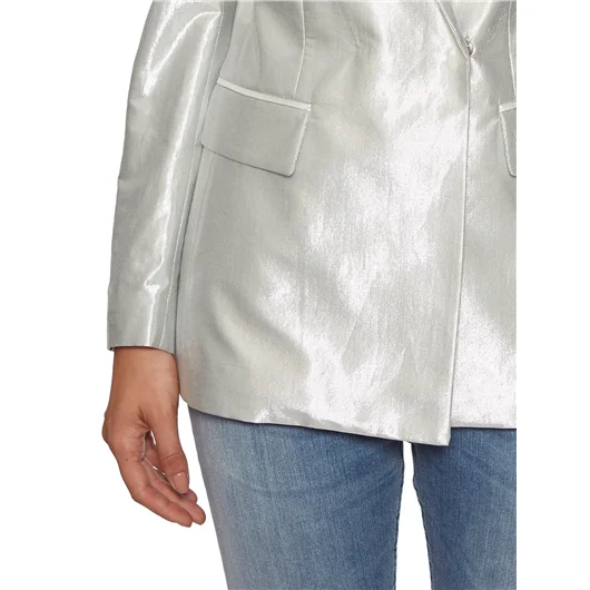 DONDUP GIACCA BLAZER LAMINATA Sconto