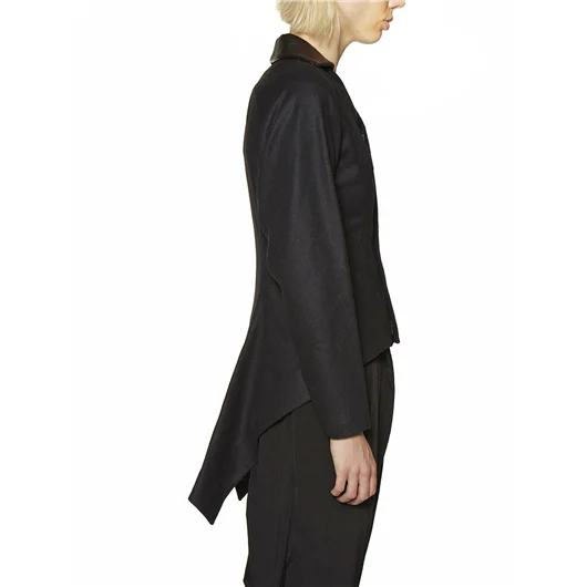 YOHJI YAMAMOTO GIACCA IN LANA IRREGOLARE In Vendita