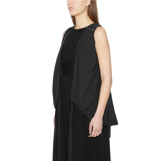 STUDIO B3 GILET TOP IN COTONE In Linea