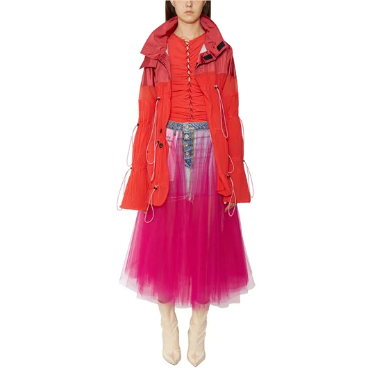 BEN TAVERNITI UNRAVEL GIUBBOTTO IN NYLON CON COULISSE Vendita