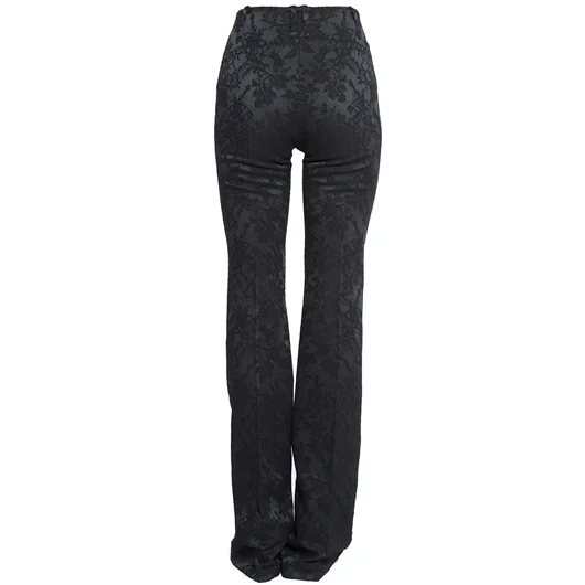PLEIN SUD PANTALONE A ZAMPA IN JAQUARD DI RASO Prezzo Ridotto