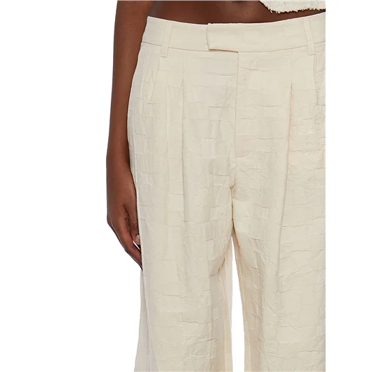 NOSTRASANTISSIMA PANTALONE AMPIO IN COTONE Economico