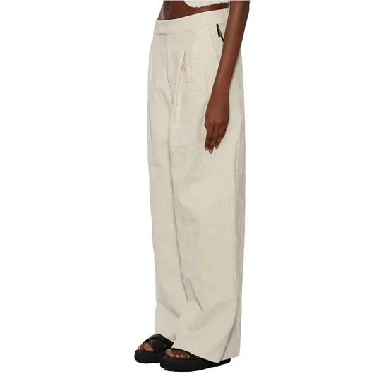 NOSTRASANTISSIMA PANTALONE AMPIO IN COTONE Economico