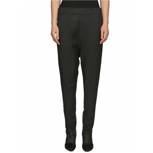 NOSTRASANTISSIMA PANTALONE BAGGY CON IMPUNTURE Offerte