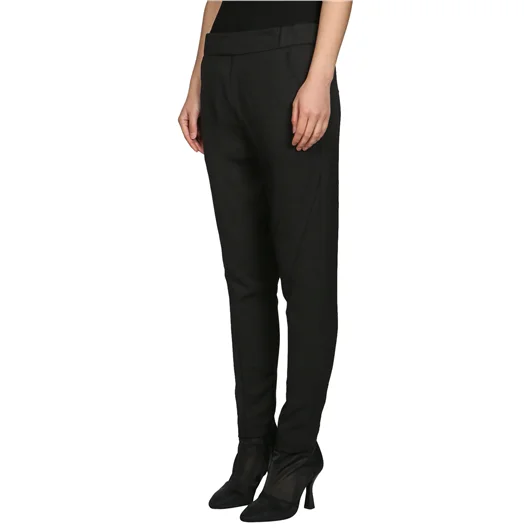 NOSTRASANTISSIMA PANTALONE BAGGY CON IMPUNTURE Offerte