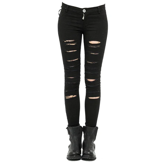10SEI0OTTO PANTALONE CON STRAPPI Vendite Flash