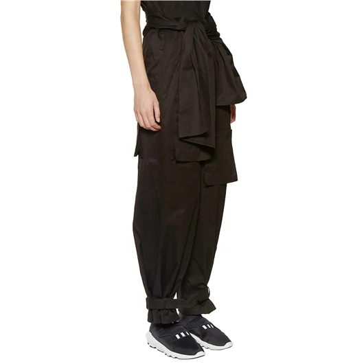 YOHJI YAMAMOTO PANTALONE IN GABARDINE VITA ALTA Italy