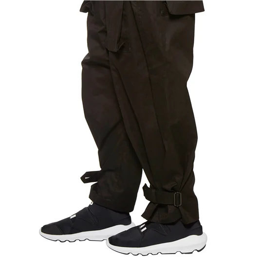 YOHJI YAMAMOTO PANTALONE IN GABARDINE VITA ALTA Italy