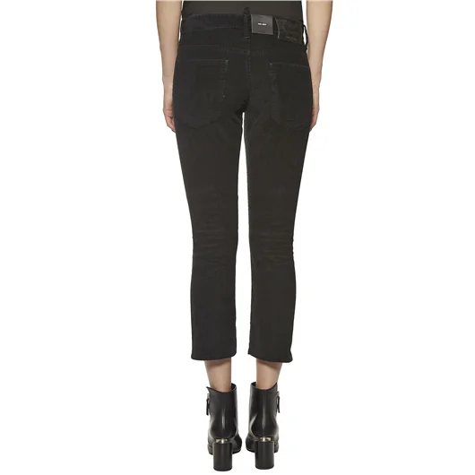 DSQUARED PANTALONE IN VELLUTO A ZAMPETTA Vendita