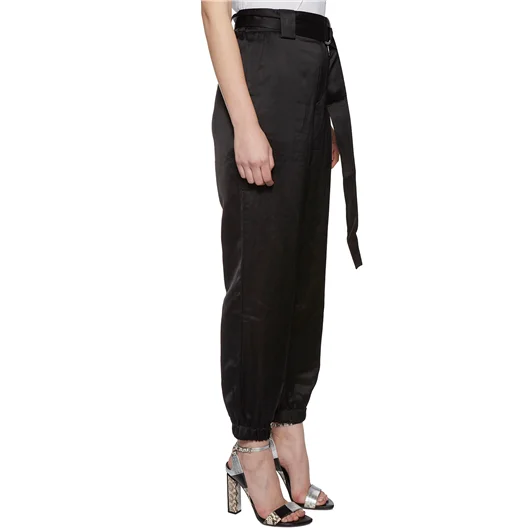 ANDREA YA'AQOV PANTALONE JOGGING IN LINO Spedizione Gratuita