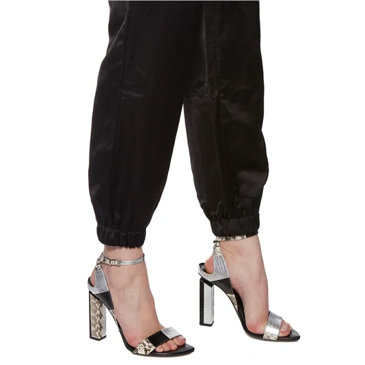 ANDREA YA'AQOV PANTALONE JOGGING IN LINO Spedizione Gratuita